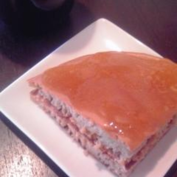 簡単ふんわり♪ココア風味のホットケーキ